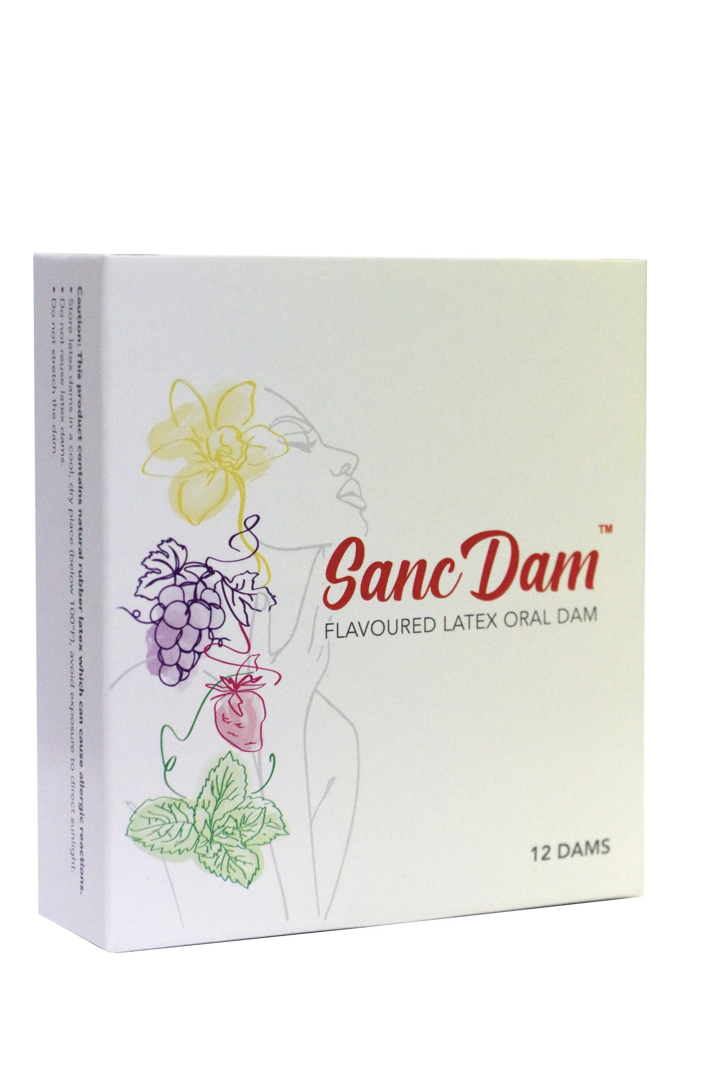(FDA APPROVED) 48 Vanilla SancDam Ultra-Thin 0.07mm Oral Sex Dam Membrane Cunnilingus Prop Fellatio